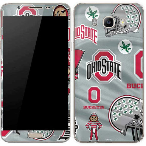 Ohio State University Pattern Galaxy J7 Skin
