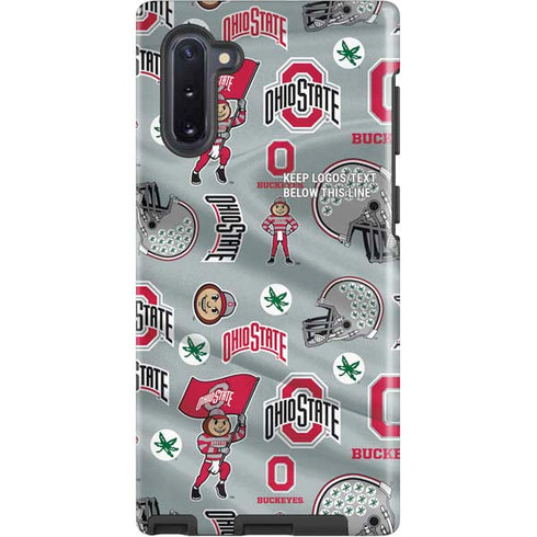 Ohio State University Pattern Galaxy Note 10 Pro Case