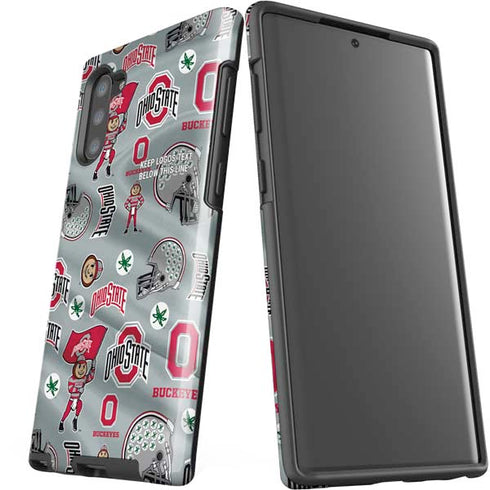 Ohio State University Pattern Galaxy Note 10 Pro Case