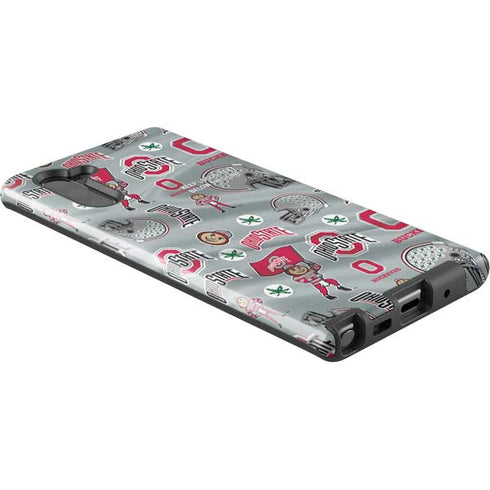 Ohio State University Pattern Galaxy Note 10 Pro Case