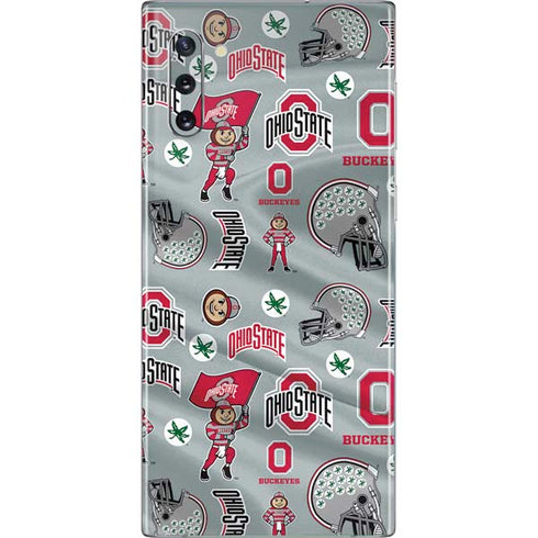 Ohio State University Pattern Galaxy Note 10 Skin
