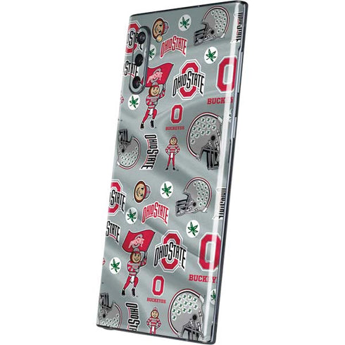 Ohio State University Pattern Galaxy Note 10 Skin
