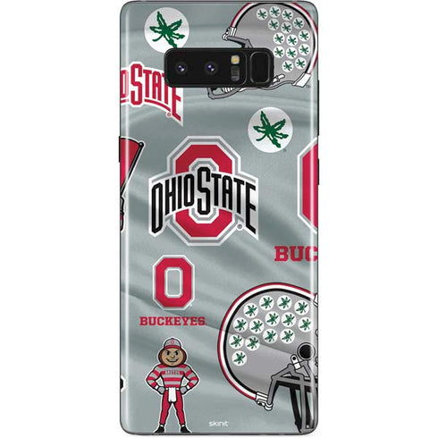 Ohio State University Pattern Galaxy Note 8 Skin