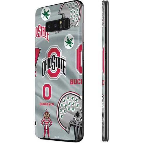 Ohio State University Pattern Galaxy Note 8 Skin