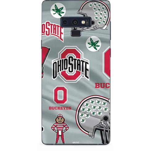 Ohio State University Pattern Galaxy Note 9 Skin