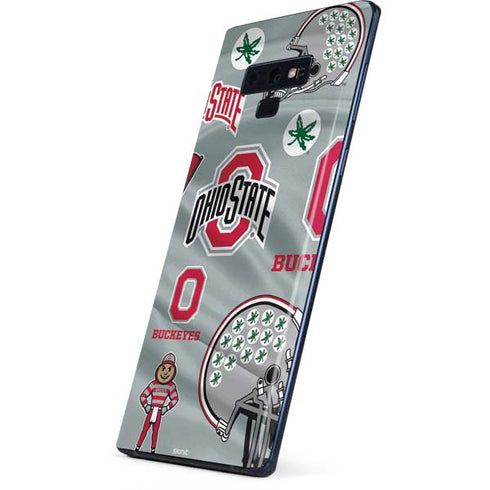 Ohio State University Pattern Galaxy Note 9 Skin