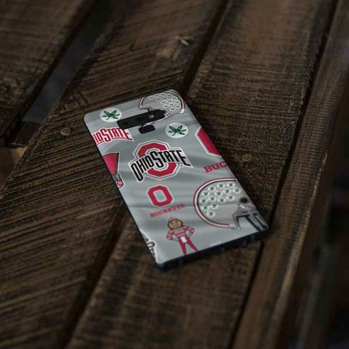 Ohio State University Pattern Galaxy Note 9 Skin