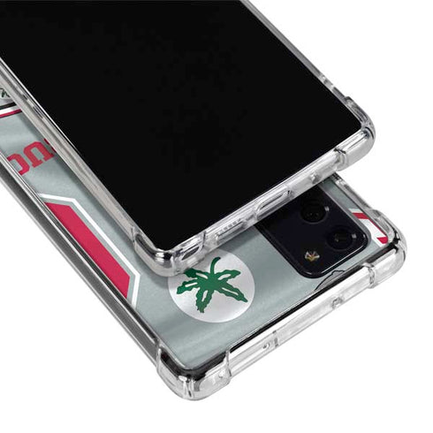 Ohio State University Pattern Galaxy Note20 5G Clear Case