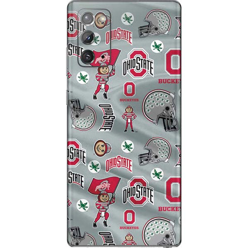 Ohio State University Pattern Galaxy Note20 5G Skin