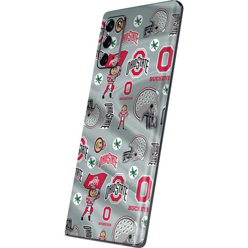 Ohio State University Pattern Galaxy Note20 5G Skin