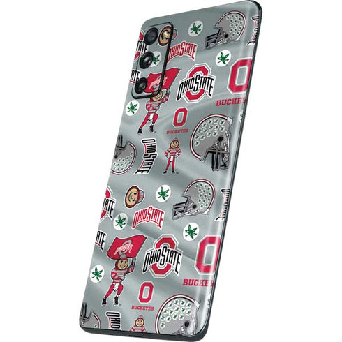 Ohio State University Pattern Galaxy S20 Fan Edition Skin