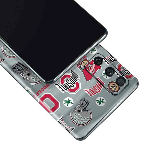Ohio State University Pattern Galaxy S20 Fan Edition Skin