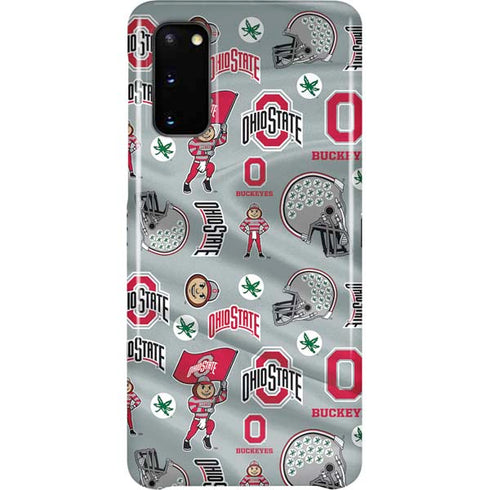 Ohio State University Pattern Galaxy S20 Lite Case