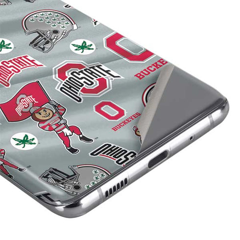 Ohio State University Pattern Galaxy S20 Plus Skin