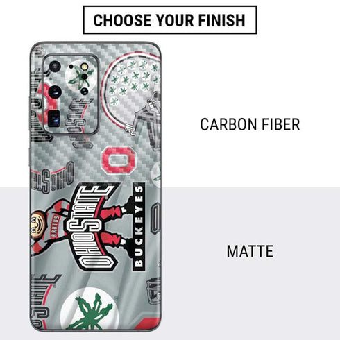 Ohio State University Pattern Galaxy S20 Ultra 5G Skin