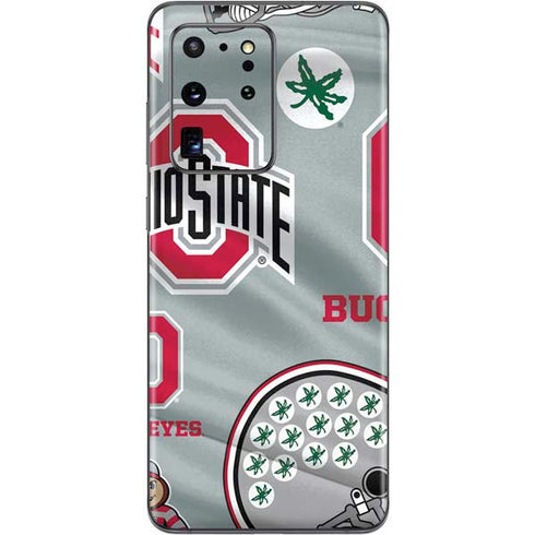 Ohio State University Pattern Galaxy S20 Ultra 5G Skin