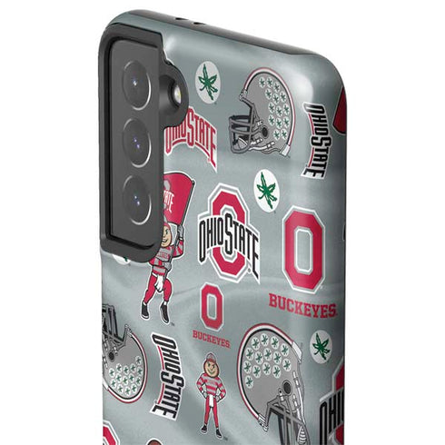 Ohio State University Pattern Galaxy S21 5G Pro Case