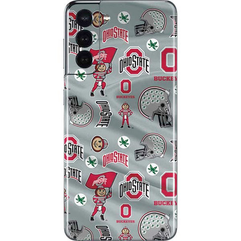 Ohio State University Pattern Galaxy S21 5G Skin