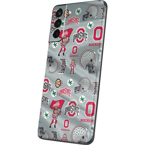 Ohio State University Pattern Galaxy S21 5G Skin
