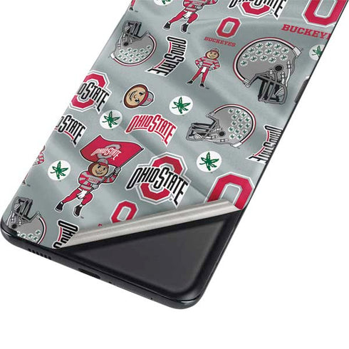 Ohio State University Pattern Galaxy S21 5G Skin