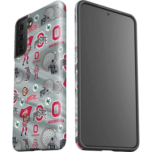 Ohio State University Pattern Galaxy S21 FE Pro Case
