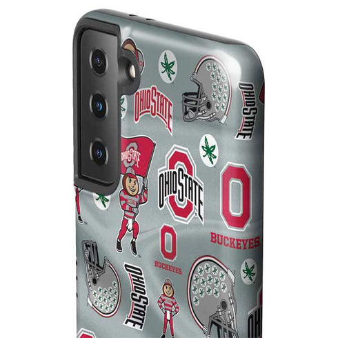 Ohio State University Pattern Galaxy S21 Plus 5G Pro Case