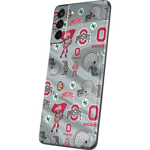 Ohio State University Pattern Galaxy S21 Plus 5G Skin