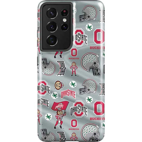 Ohio State University Pattern Galaxy S21 Ultra 5G Pro Case