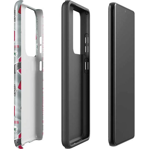 Ohio State University Pattern Galaxy S21 Ultra 5G Pro Case