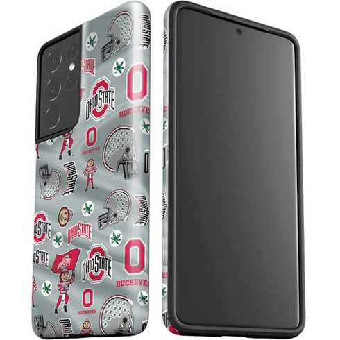 Ohio State University Pattern Galaxy S21 Ultra 5G Pro Case