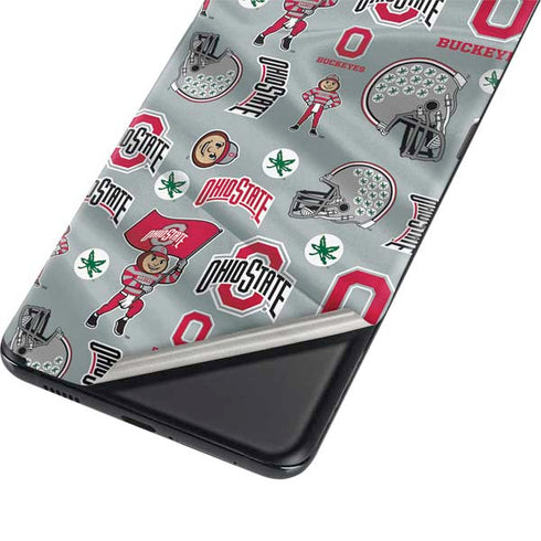 Ohio State University Pattern Galaxy S21 Ultra 5G Skin