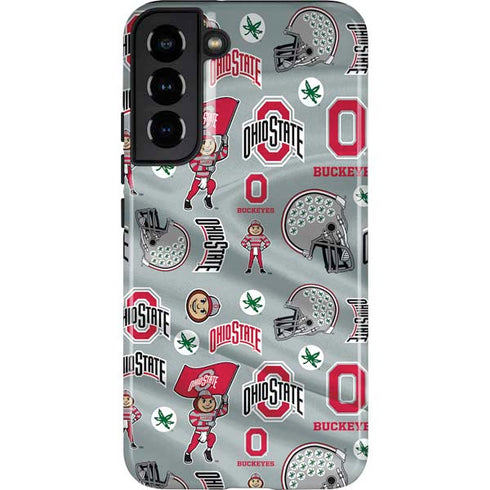 Ohio State University Pattern Galaxy S22 Plus Pro Case