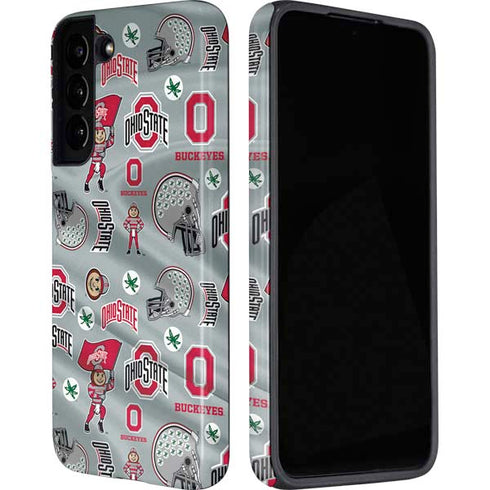 Ohio State University Pattern Galaxy S22 Plus Pro Case
