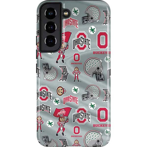 Ohio State University Pattern Galaxy S22 Pro Case