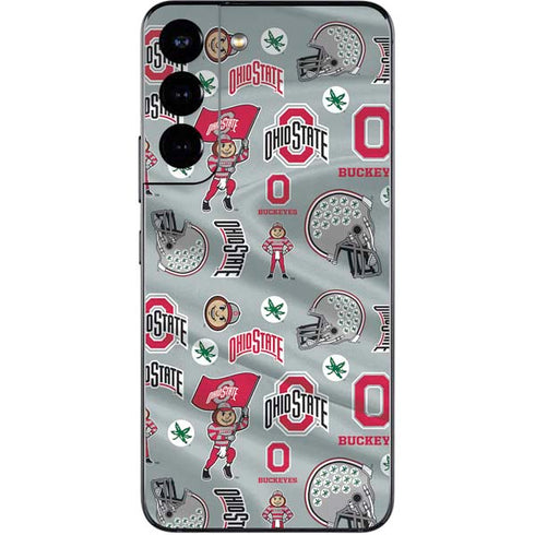 Ohio State University Pattern Galaxy S22 Skin