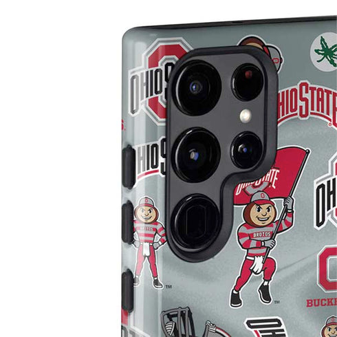 Ohio State University Pattern Galaxy S22 Ultra Pro Case