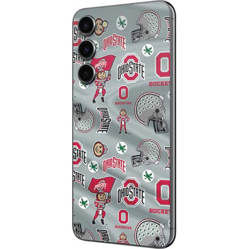 Ohio State University Pattern Galaxy S23 FE Skin