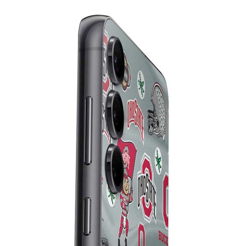 Ohio State University Pattern Galaxy S23 FE Skin
