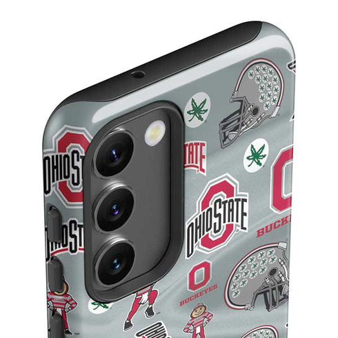Ohio State University Pattern Galaxy S23 Plus Pro Case