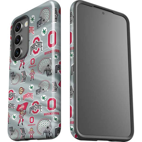 Ohio State University Pattern Galaxy S23 Plus Pro Case