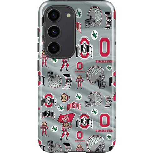 Ohio State University Pattern Galaxy S23 Pro Case