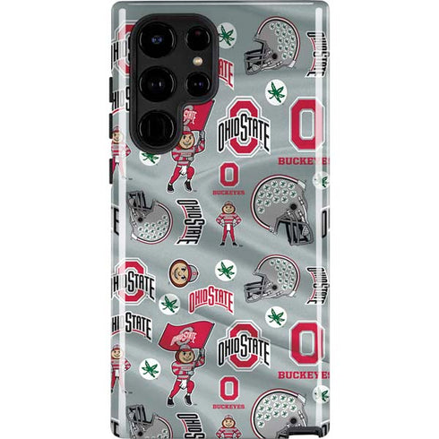 Ohio State University Pattern Galaxy S23 Ultra Pro Case
