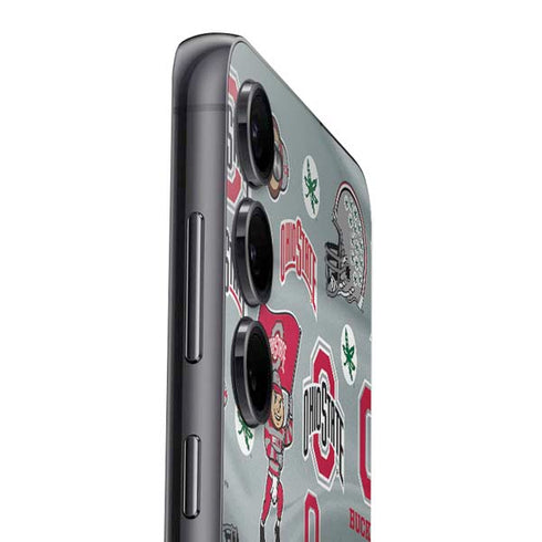 Ohio State University Pattern Galaxy S25 Plus Skin