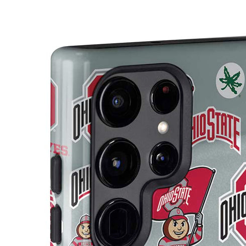 Ohio State University Pattern Galaxy S24 Ultra Impact Case