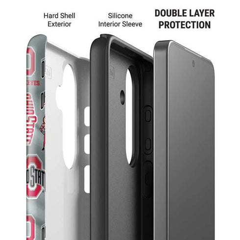 Ohio State University Pattern Galaxy S26 Impact Case