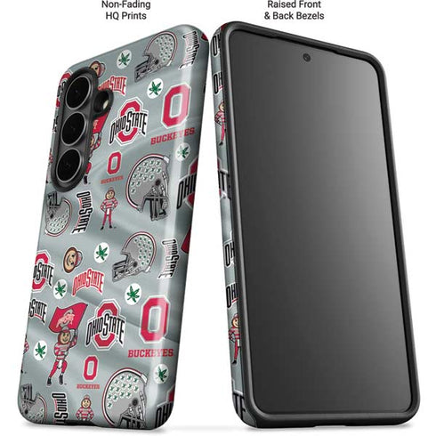 Ohio State University Pattern Galaxy S26 Impact Case