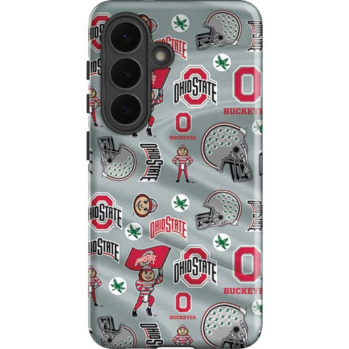 Ohio State University Pattern Galaxy S26 Plus Impact Case