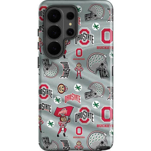 Ohio State University Pattern Galaxy S26 Ultra Impact Case