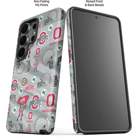 Ohio State University Pattern Galaxy S26 Ultra Impact Case