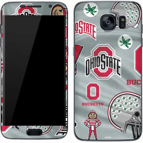 Ohio State University Pattern Galaxy S7 Skin